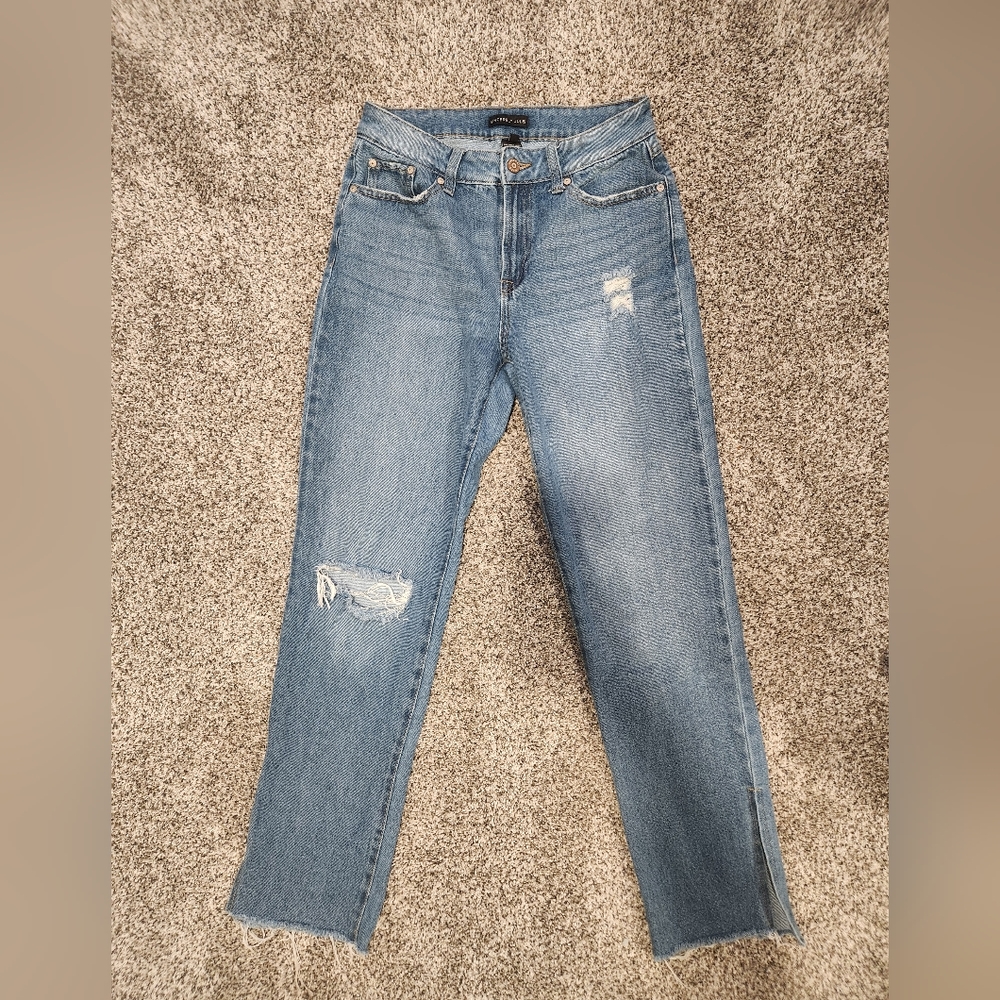 Straight leg jeans